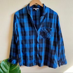 Victoria’s Secret boyfriend sleep shirt  Med plaid